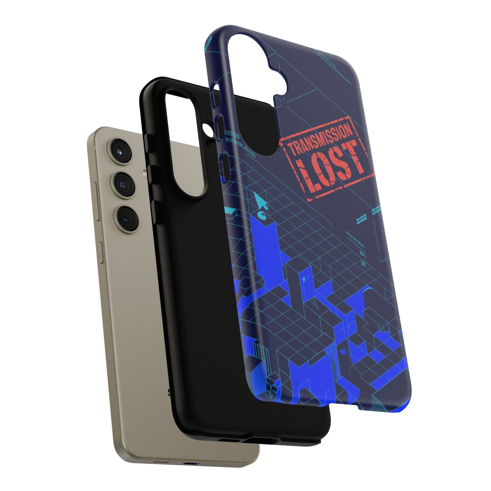 CipherCore Signal Void Flexi Phone Case | Digital-Era Identity Accessory