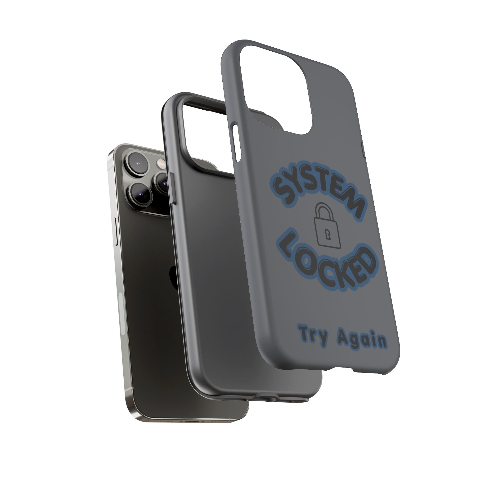 CipherCore System Locked Dual-Layer Phone Case | Digital-Era Identity Accessory