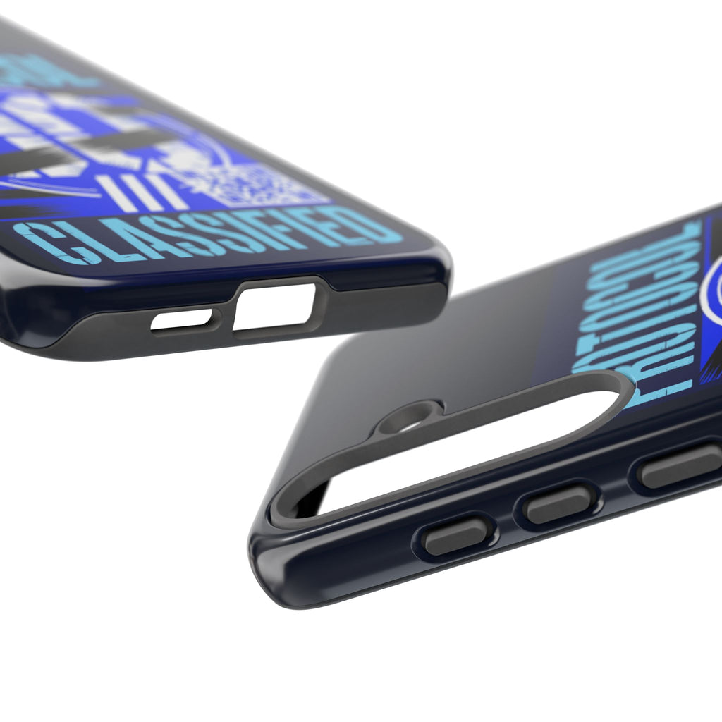CipherCore Redacted Dual-Layer Phone Case | Digital-Era Identity Accessory