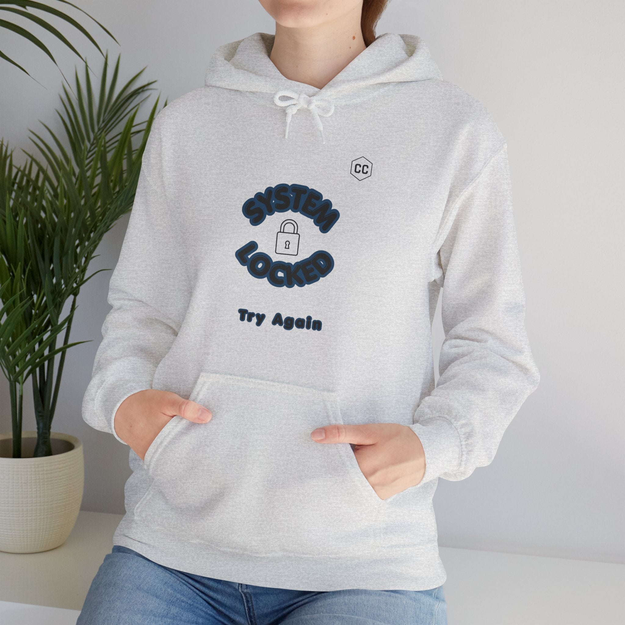 CipherCore System Locked Graphic Hoodie | Digital-Era Identity Wear
