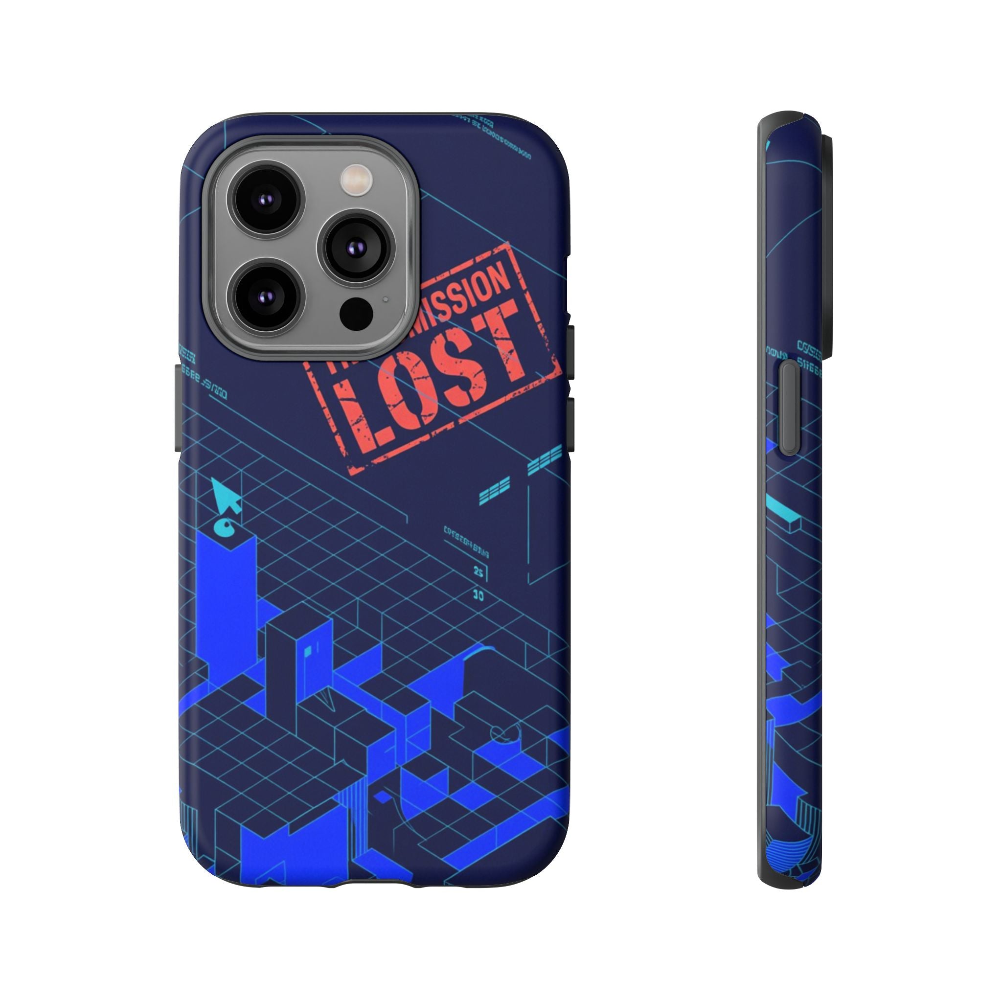 CipherCore Signal Void Flexi Phone Case | Digital-Era Identity Accessory